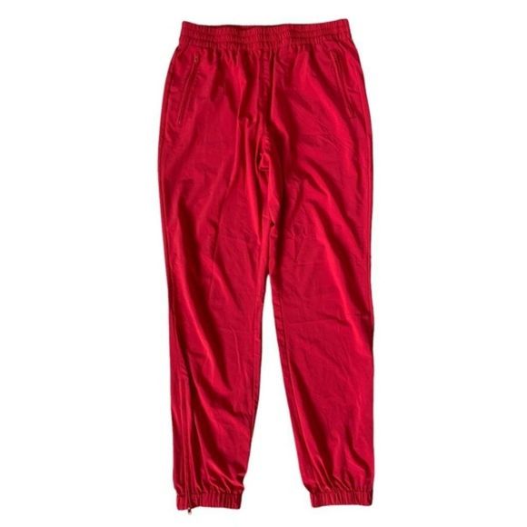 Aritzia TNA Red Riley Track Pants Size Medium - Picture 1 of 9